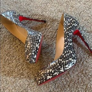Louboutin Python Pumps